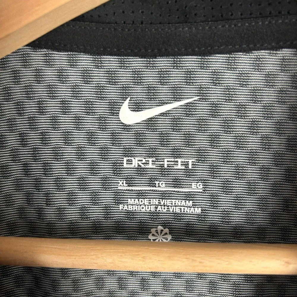 Nike 1 Cent Memphis Tiger Polo XL Basketball Checkered Gray PE Team Issued Penny